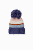 Pompom Hat - Blue Multi - Wear with style