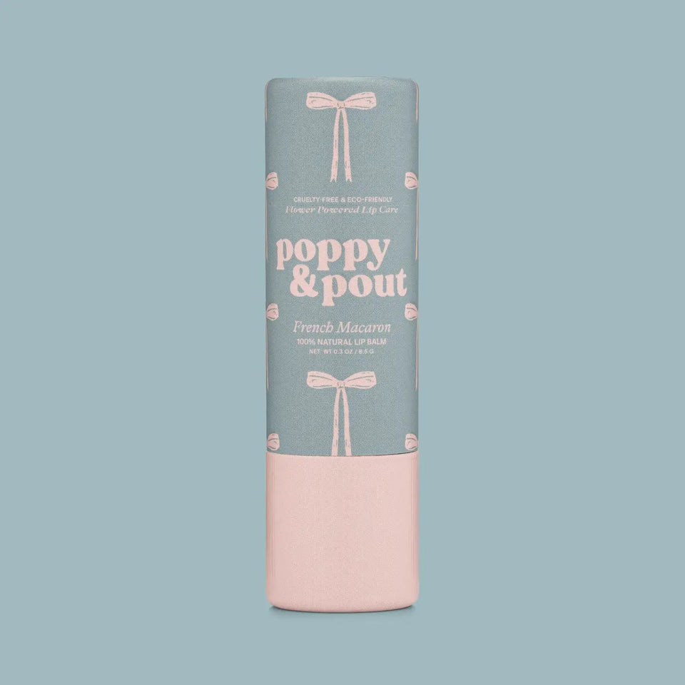 Poppy & Pout Lip Balm-French Macaron - Wear with style