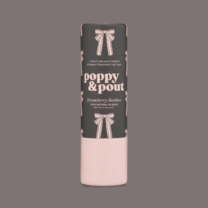 Poppy & Pout Lip Balm-Strawberry Bonbon - Wear with style