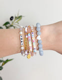 Pray Pearl Letter Bracelet - Wear with style