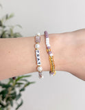 Pray Pearl Letter Bracelet - Wear with style