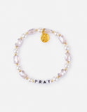 Pray Pearl Letter Bracelet - Wear with style