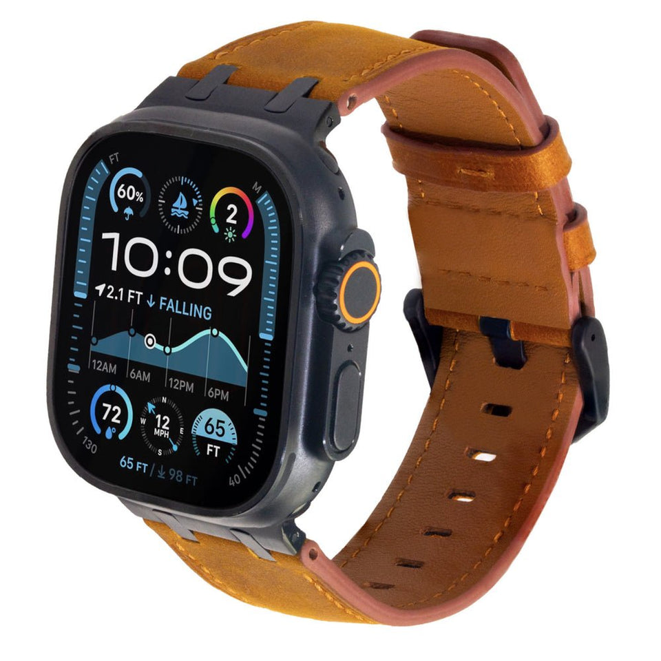 Premium AP Leather Band for Apple Watch - Vintage Design - Wear with style