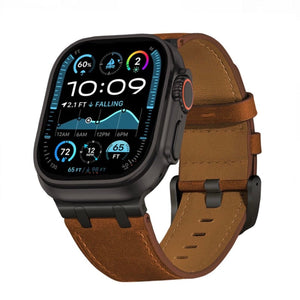 Premium AP Leather Band for Apple Watch - Vintage Design - Wear with style