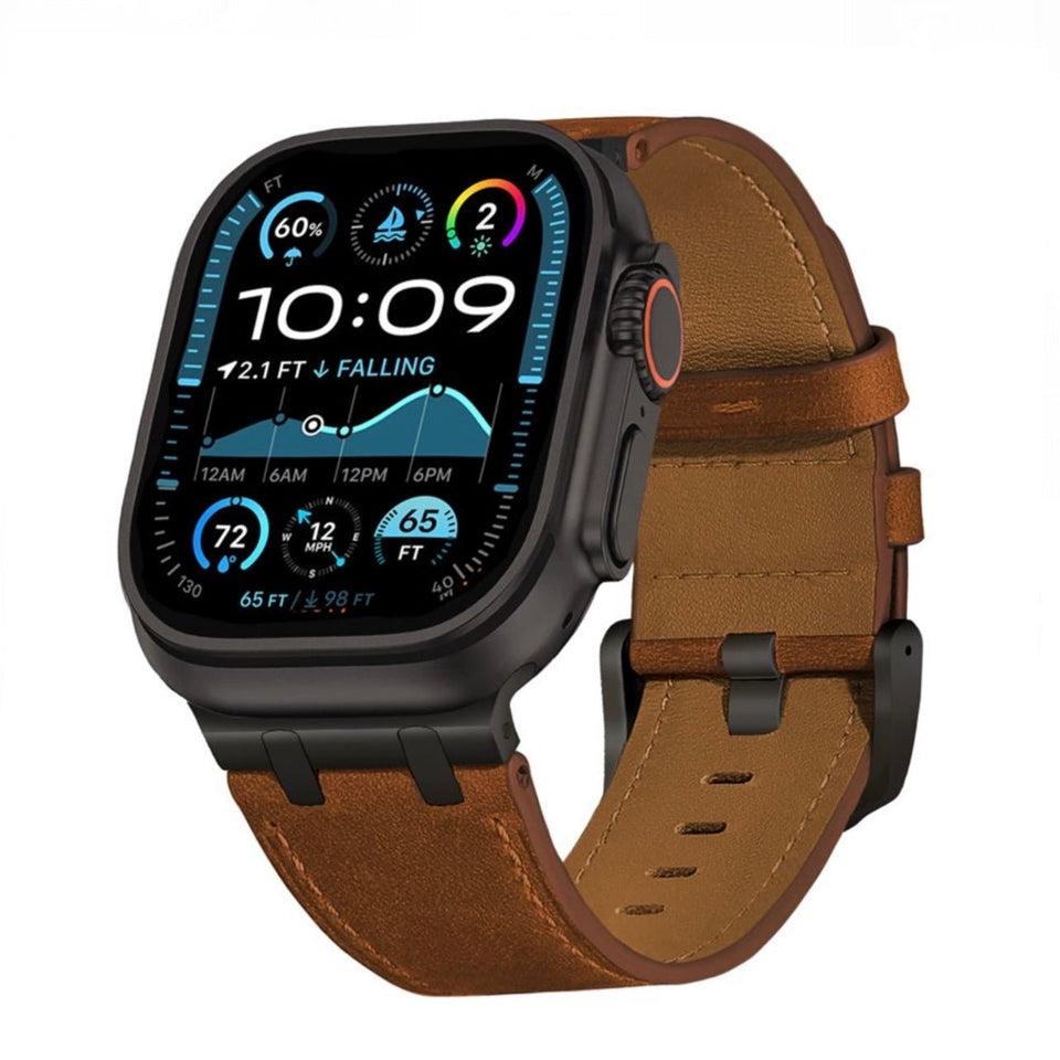 Premium AP Leather Band for Apple Watch - Vintage Design - Wear with style