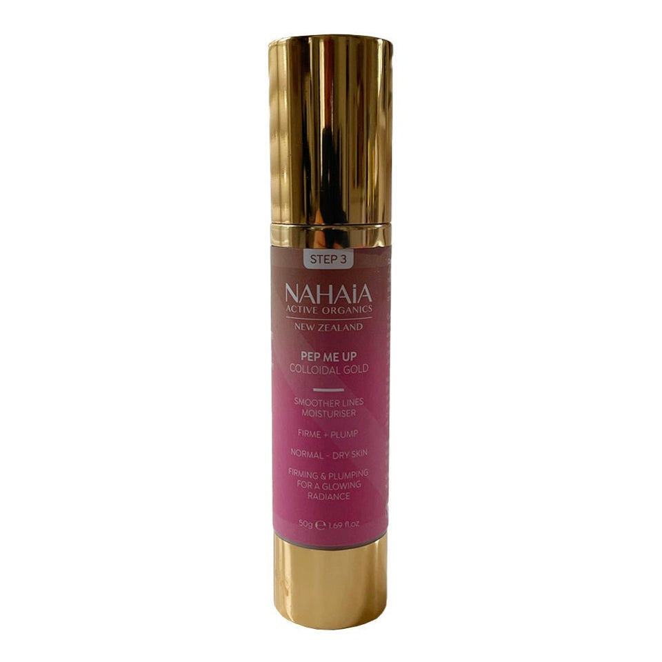 PREMIUM PEP ME UP SMOOTHER LINES MOISTURISER with colloidal gold 1.76 fl oz - Wear with style