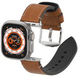 Premium Vintage Leather Band for Apple Watch , Handcrafted Distressed Finish - Wear with style