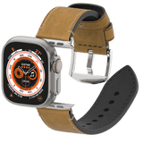 Premium Vintage Leather Band for Apple Watch , Handcrafted Distressed Finish - Wear with style