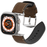 Premium Vintage Leather Band for Apple Watch , Handcrafted Distressed Finish - Wear with style