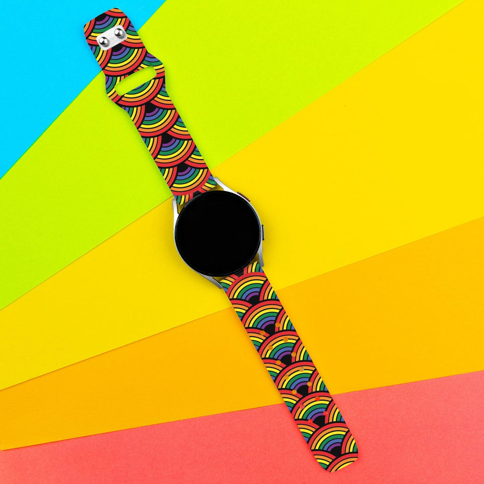 Pride HD Watchband for Samsung, Garmin, Fossil, and More for Samsung, Garmin, Fossil, and More - Wear with style