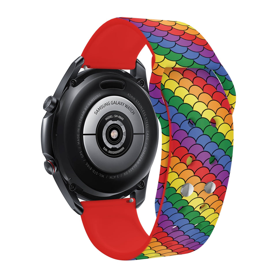 Pride HD Watchband for Samsung, Garmin, Fossil, and More for Samsung, Garmin, Fossil, and More - Wear with style
