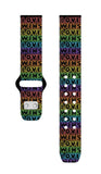 Pride HD Watchband for Samsung, Garmin, Fossil, and More for Samsung, Garmin, Fossil, and More - Wear with style