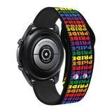 Pride HD Watchband for Samsung, Garmin, Fossil, and More for Samsung, Garmin, Fossil, and More - Wear with style
