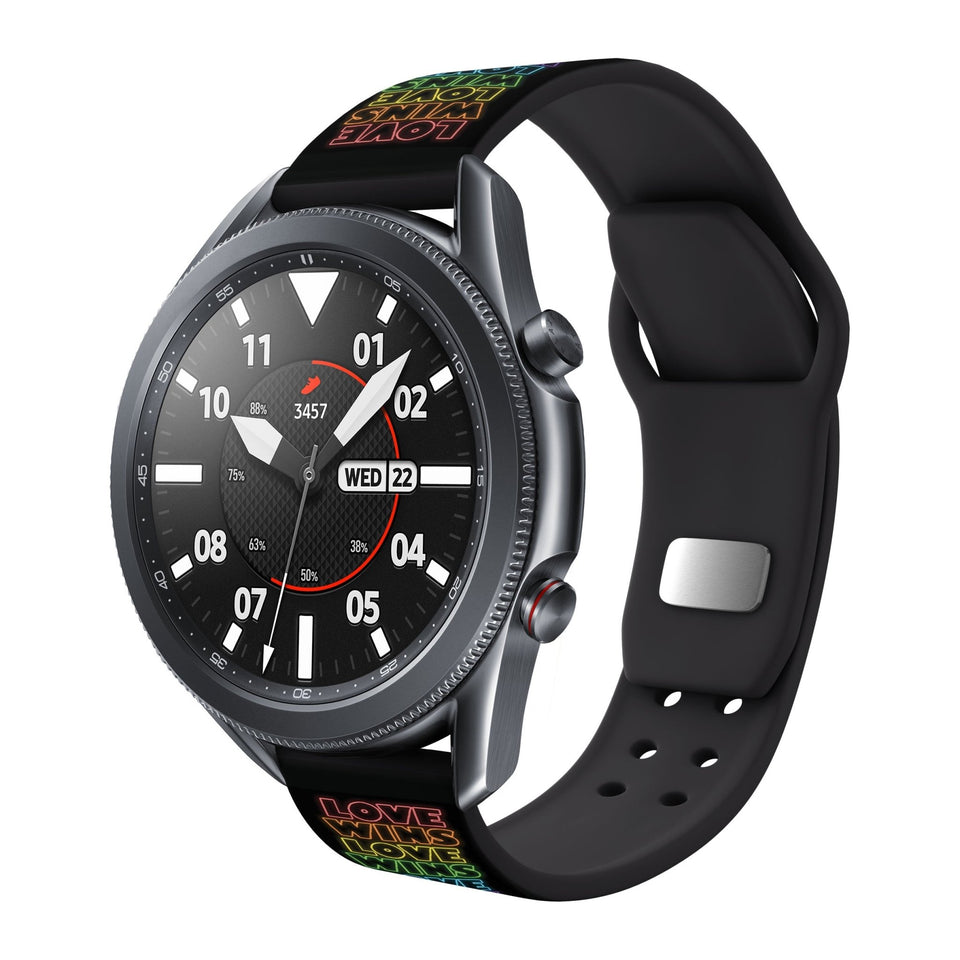 Pride HD Watchband for Samsung, Garmin, Fossil, and More for Samsung, Garmin, Fossil, and More - Wear with style