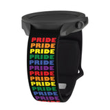 Pride HD Watchband for Samsung, Garmin, Fossil, and More for Samsung, Garmin, Fossil, and More - Wear with style
