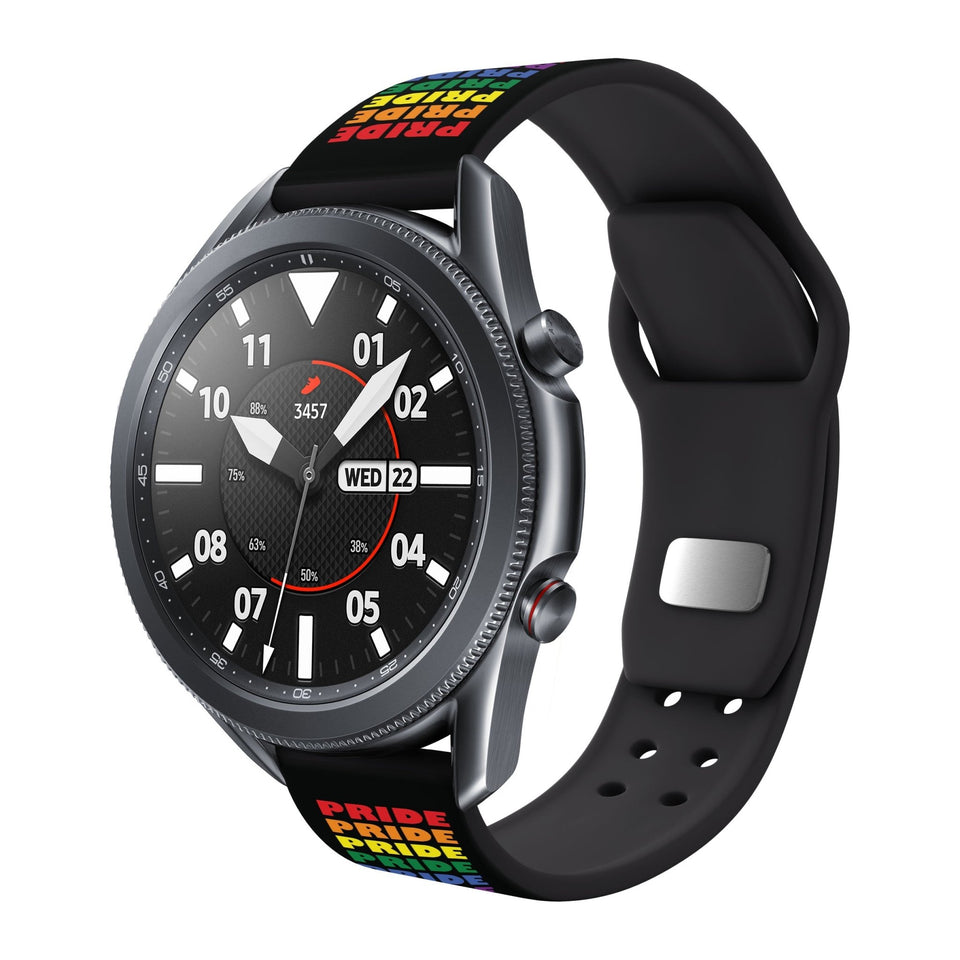 Pride HD Watchband for Samsung, Garmin, Fossil, and More for Samsung, Garmin, Fossil, and More - Wear with style