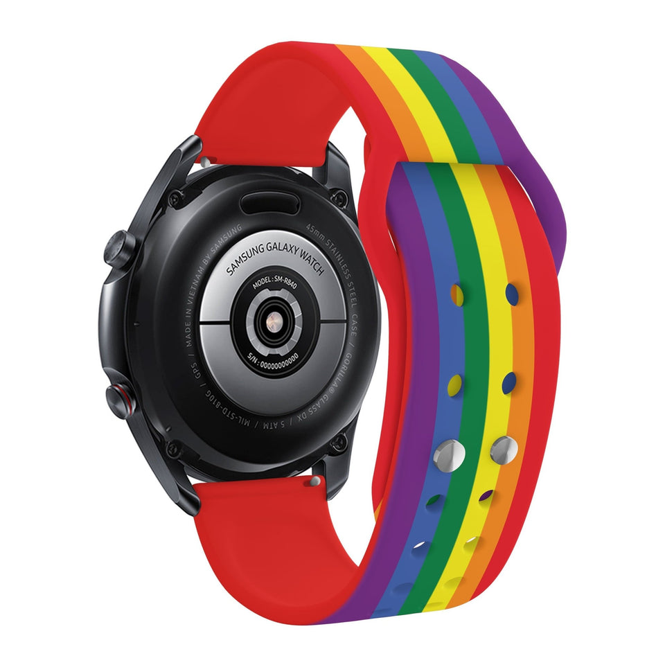 Pride HD Watchband for Samsung, Garmin, Fossil, and More for Samsung, Garmin, Fossil, and More - Wear with style