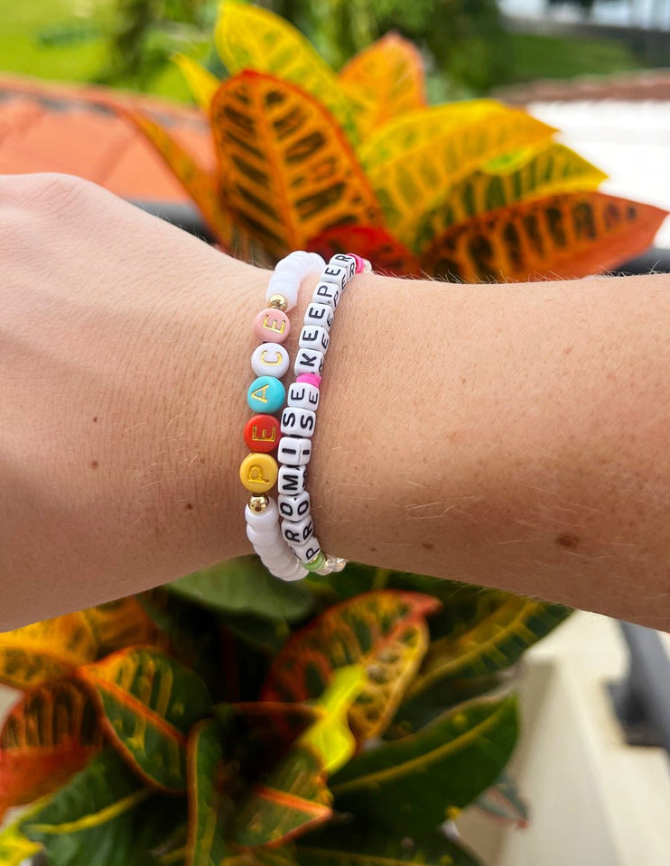 Promise Keeper Letter Bracelet - Wear with style