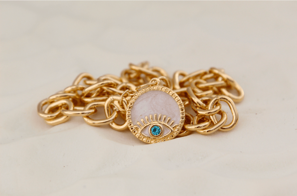 Protection Talisman Oval Link Necklace - Wear with style