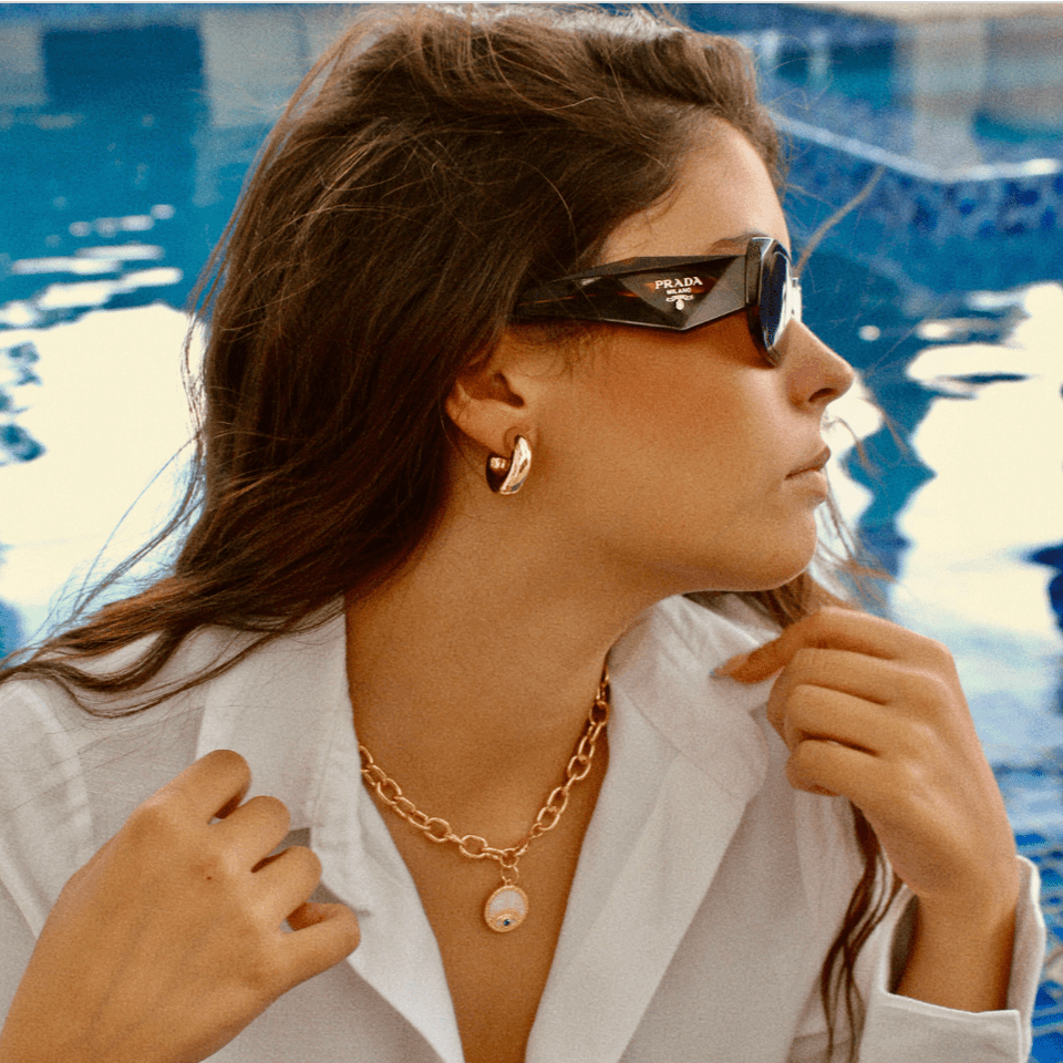 Protection Talisman Oval Link Necklace - Wear with style