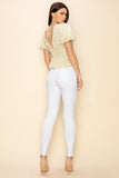Puff short sleeve floral print top - Wear with style