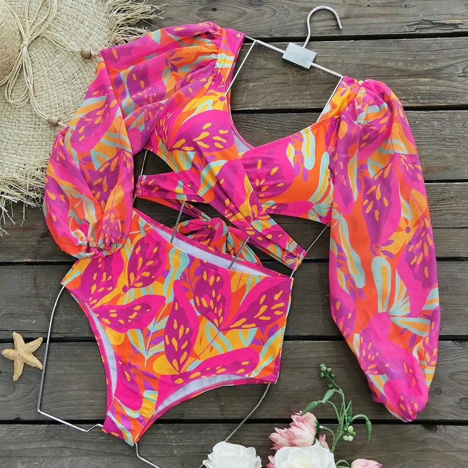 Puffer puff two piece swimsuit - Wear with style