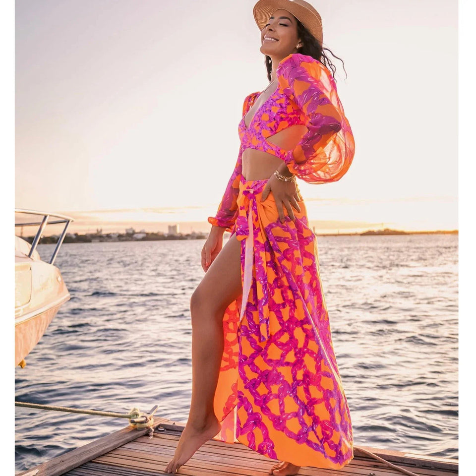 Puffer puff two piece swimsuit - Wear with style