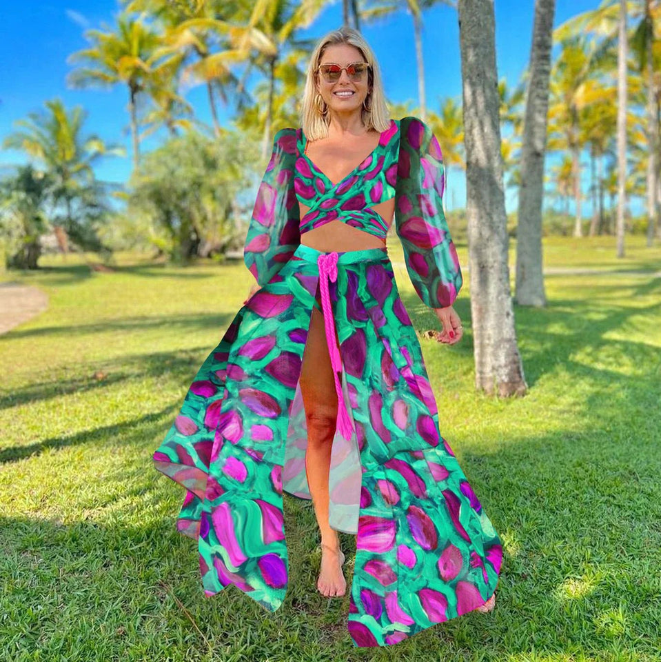 Puffer puff two piece swimsuit - Wear with style
