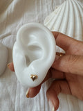 Puffy Heart Dainty Stud Earrings - Wear with style