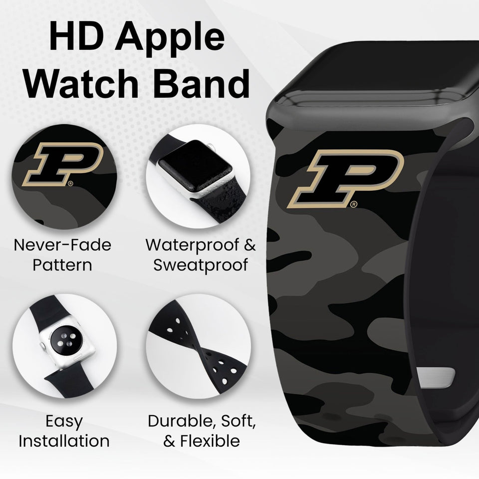 Purdue Boilermakers HD Apple Watch Band - Wear with style