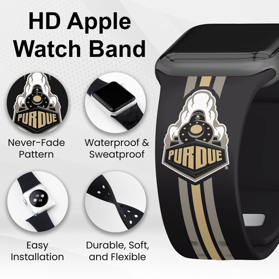 Purdue Boilermakers HD Apple Watch Band - Wear with style