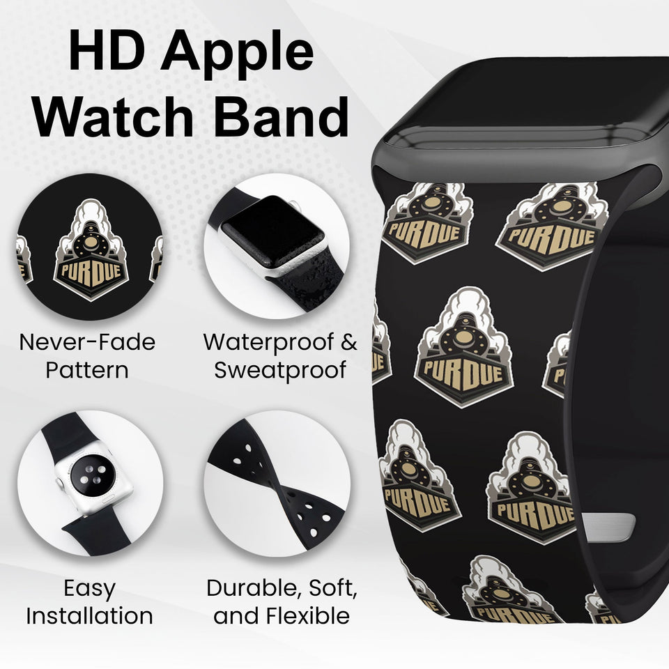 Purdue Boilermakers HD Apple Watch Band - Wear with style