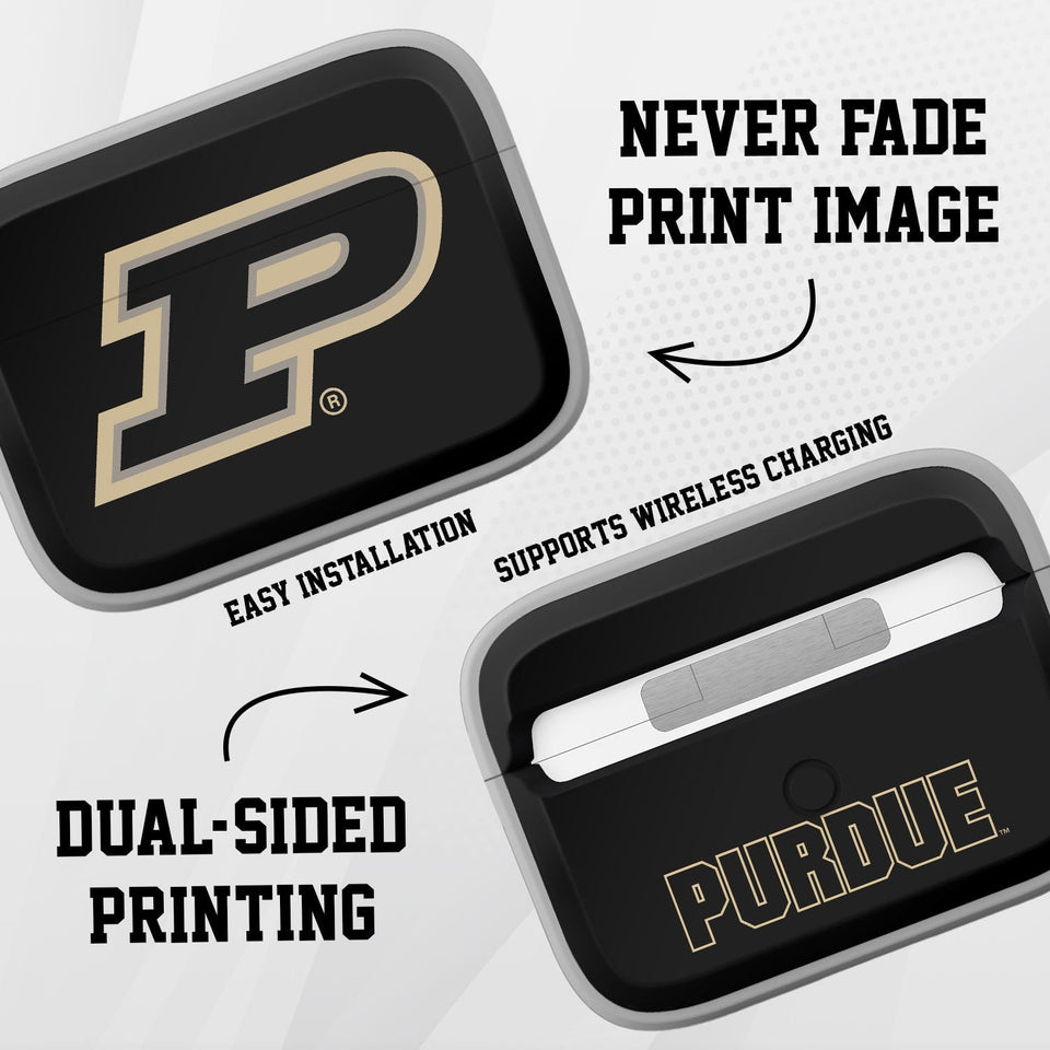 Purdue Boilermakers HDX AirPods Pro 1 & 2 Case Cover - Wear with style