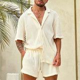 Quality luxury men beach wear set - Wear with style