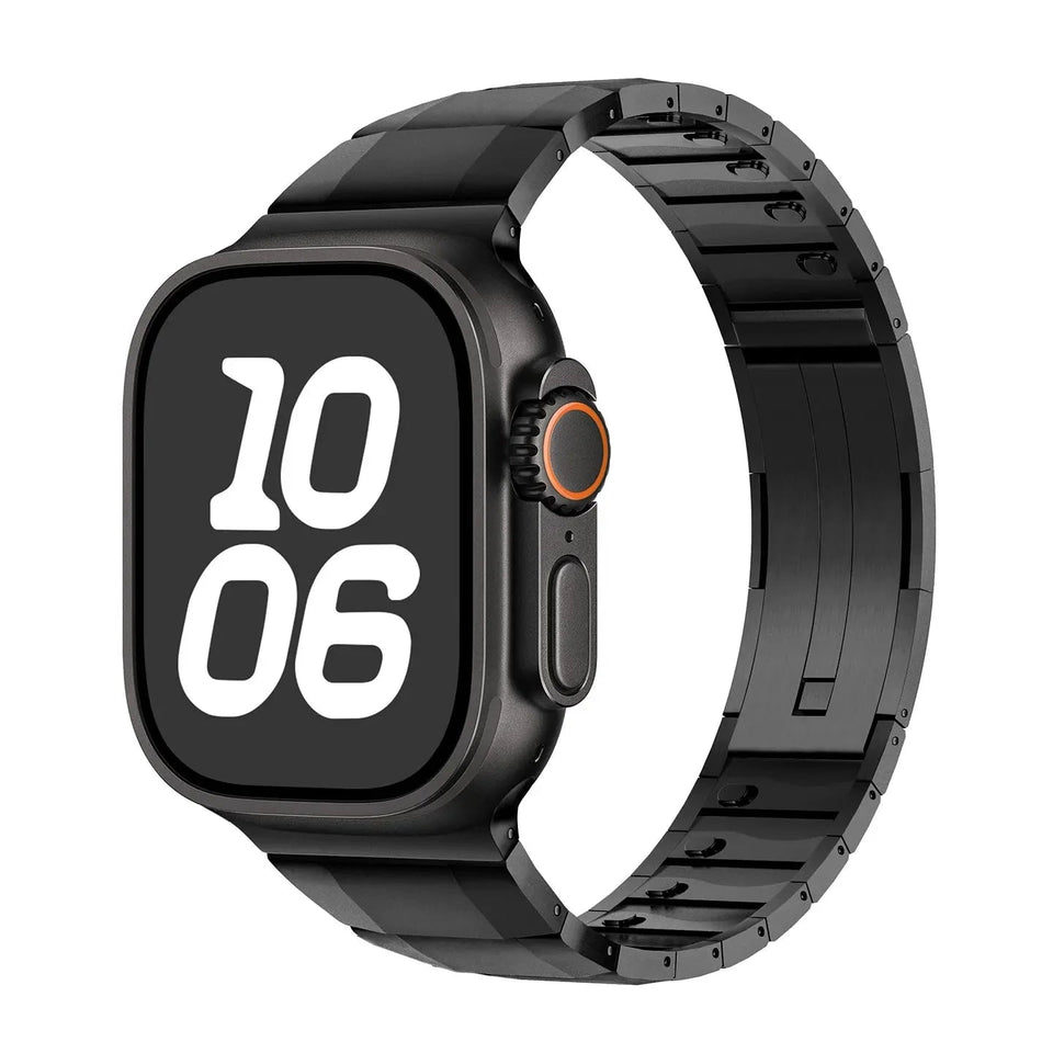Quick - Release Stainless Steel Strap for Apple Watch - Wear with style