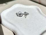 Quinceañera Jewelry Set Sterling Silver .925 – Necklace & Heart Earrings for Girls | Set de Joyería de Quinceañera Plata .925 - Wear with style