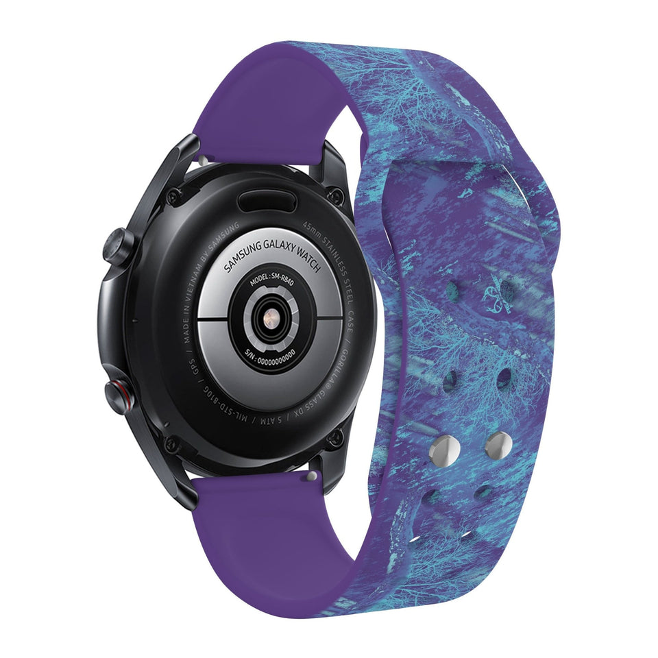 Realtree Fishing HD Watchband for Samsung, Garmin, Fossil, and More for Samsung, Garmin, Fossil, and More - Wear with style