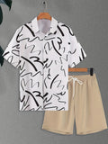 Resort wear Luxury Style Men's Short-sleeved outfit - Wear with style