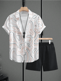 Resort wear Luxury Style Men's Short-sleeved outfit - Wear with style