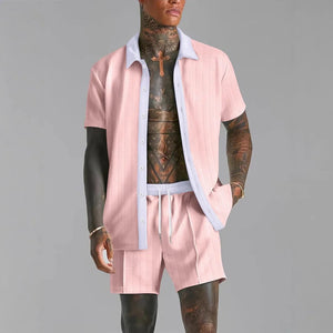 Retro cool summer Men's beach shorts set - Wear with style