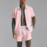 Retro cool summer Men's beach shorts set - Wear with style