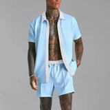 Retro cool summer Men's beach shorts set - Wear with style