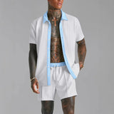 Retro cool summer Men's beach shorts set - Wear with style