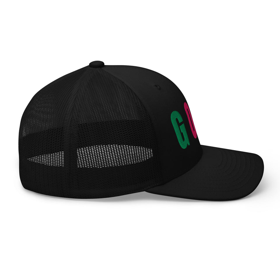 GOLF Embroidered Trucker Hat for Women - Birdie Pop Collection