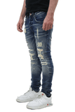 RIPPED MID - RISE SKINNY JEANS - Wear with style