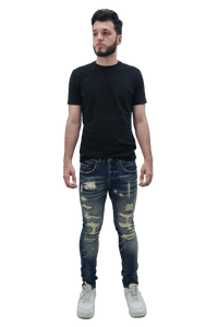 RIPPED MID - RISE SKINNY JEANS - Wear with style