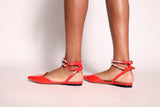 Rosalind Flats Red - Wear with style