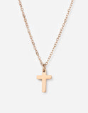 Rose Gold Cross Necklace - Wear with style