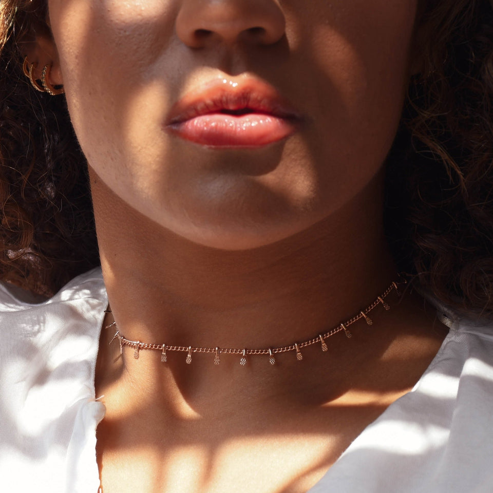 Rose + Gold + Silver Fringe - Wear with style