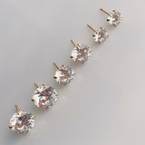 Round Cz Studs - Wear with style